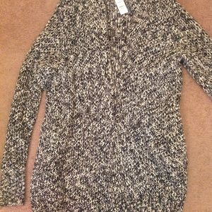 New express sweater coat medium